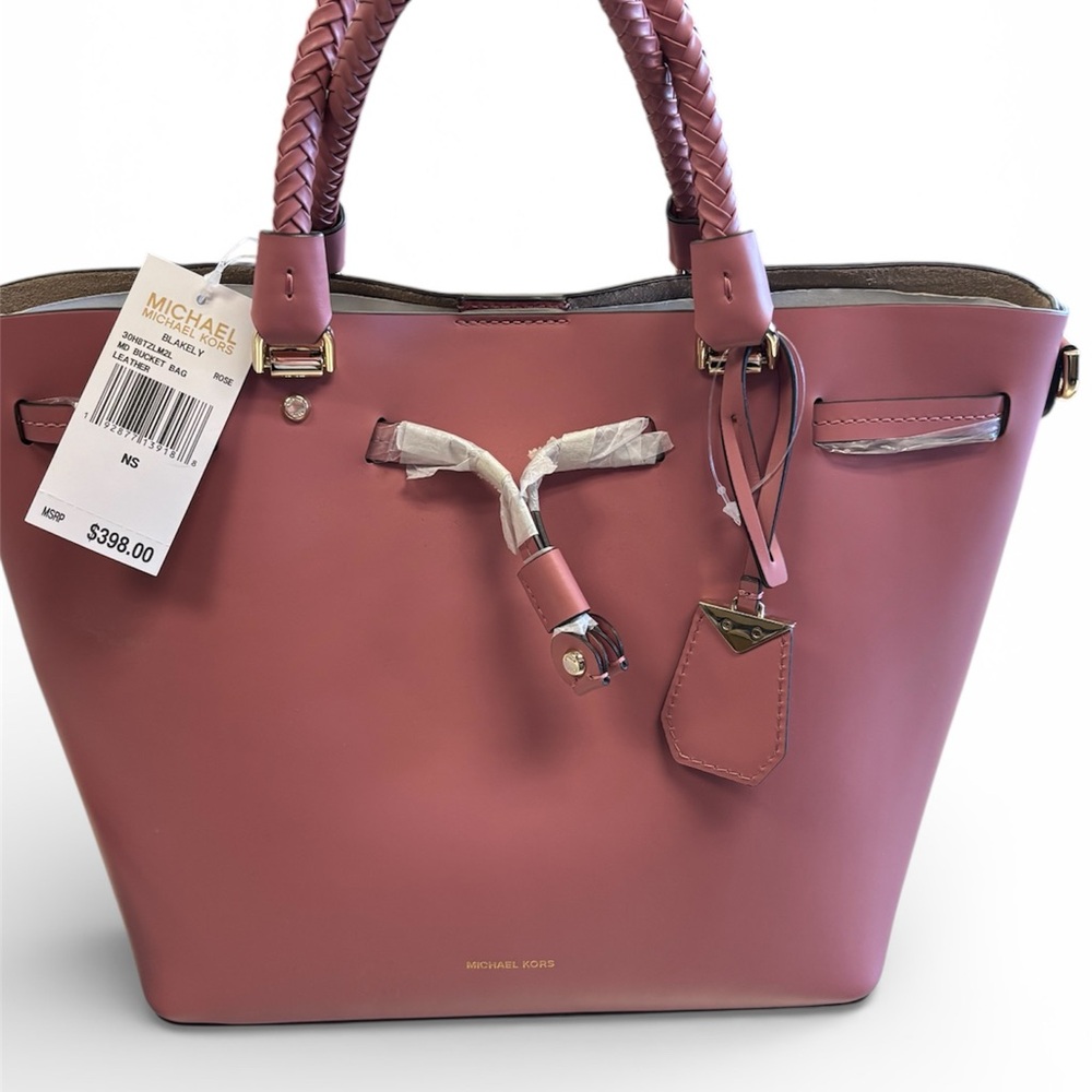 Michael Kors Rose Leather Tote